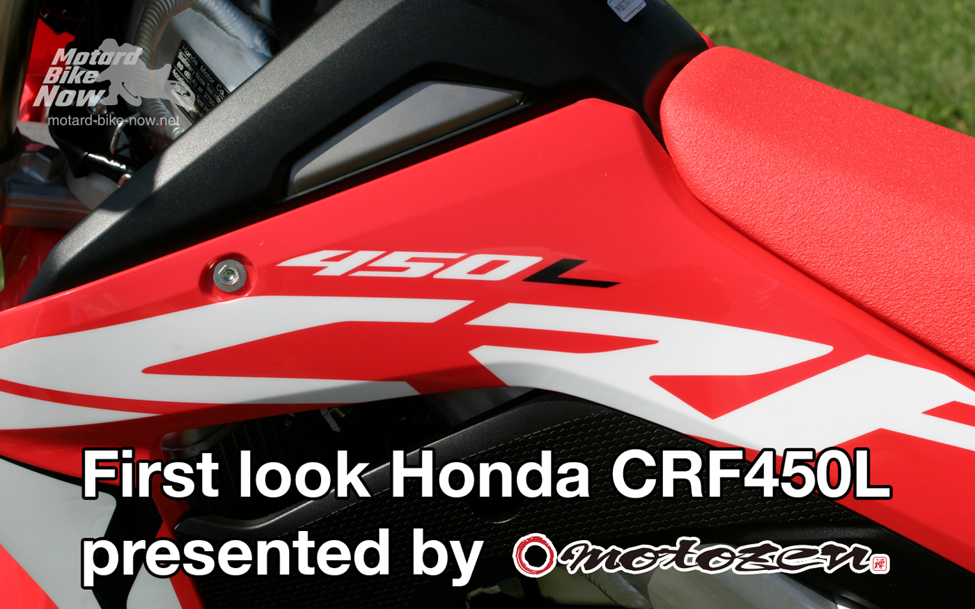 first look honda CRF450L presented by motozen